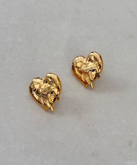 ラフハートピアス・イヤリング