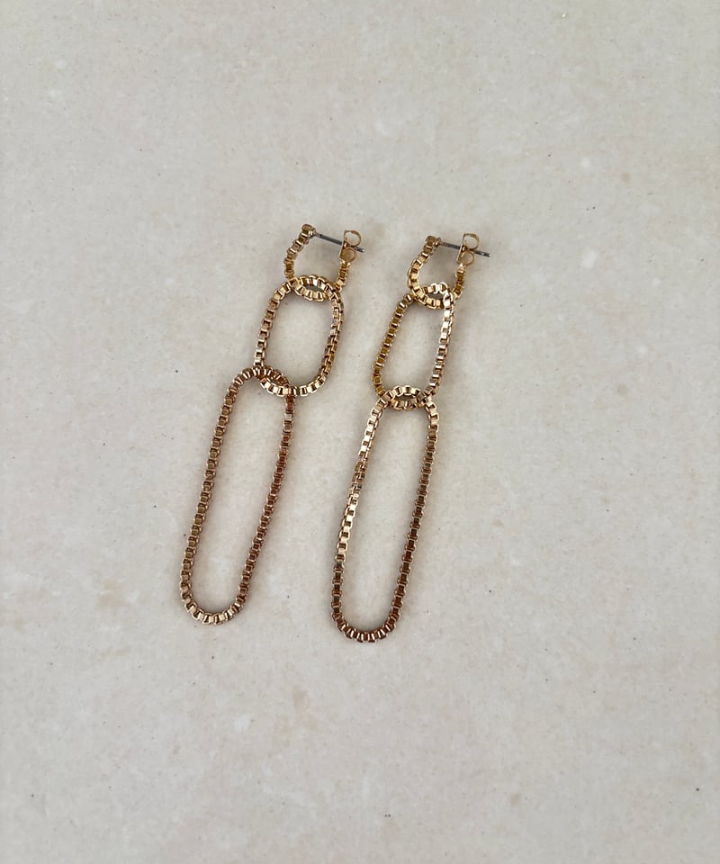 3連チェーンピアス・イヤリング | R World Online SHOP