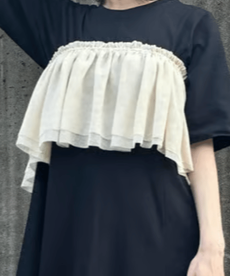 無邪気なメッシュトップスセット