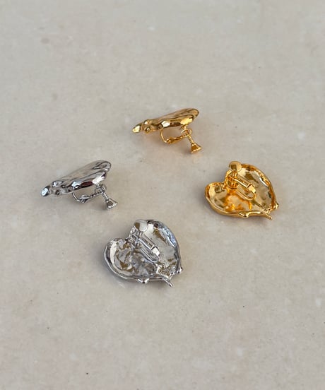 ラフハートピアス・イヤリング