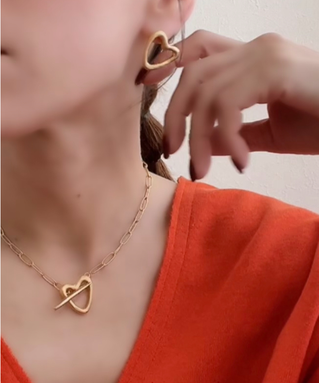オープンハートネックレス(ゴールド) | Rocco style. SHOP オープンハートネックレス(ゴールド) | Rocco style. SHOP