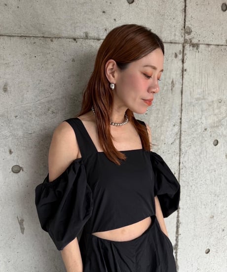 ＜In essence by Akiko Yamamoto.＞ボリュームスリーブ2wayサロペット