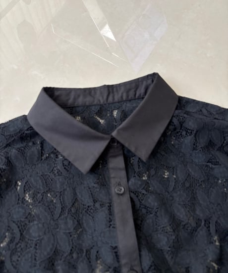 レースオーバーシャツ