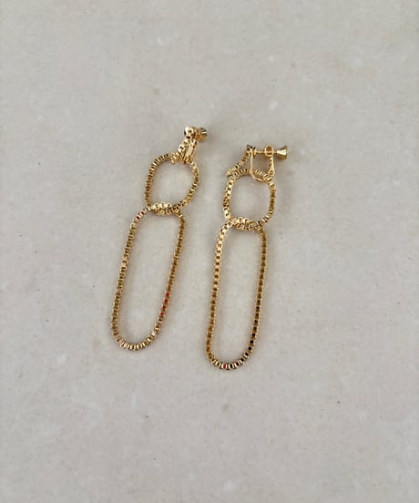 3連チェーンピアス・イヤリング
