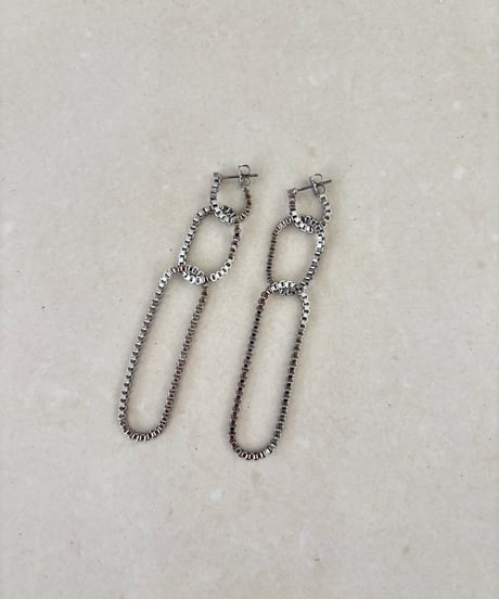 3連チェーンピアス・イヤリング