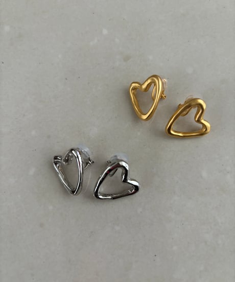 オープンハートピアス・イヤリング