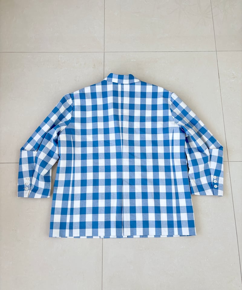 In essence by Akiko Yamamoto.＞ギンガムチェックビッグジャケット