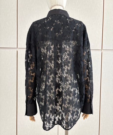 レースオーバーシャツ