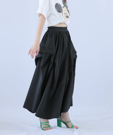 ＜In essence by Akiko Yamamoto.＞タックデザインボリュームスカート
