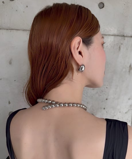 ぷっくりコロンピアス、イヤリング