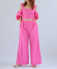 ＜In essence by Akiko Yamamoto.＞ボリュームスリーブ2wayサロペット