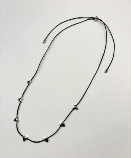 ミニハート付きネックレス