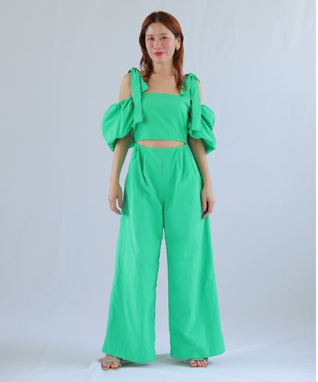 ＜In essence by Akiko Yamamoto.＞ボリュームスリーブ2wayサロペット