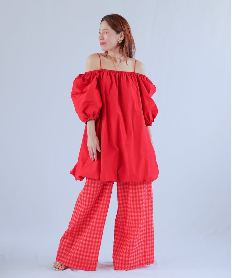 【美品】POPPY バルーンリボンキャミ レッド L1240096_720x.jpg?v=1721286238