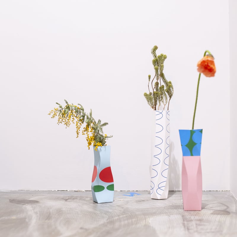 PAPER FLOWER VASE -B- | ほっかいしこう社