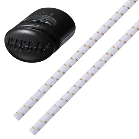 METALLIC STRIPE BUNGEE ROPELACE