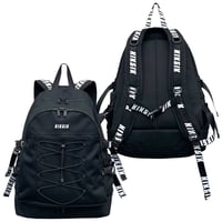 ＜期間限定セール＞KIXSIX × UNIVERSAL OVERALL  LOGO REPEAT BUNGEE BACKPACK(35L)