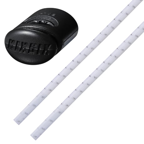 METALLIC STRIPE BUNGEE ROPELACE