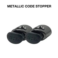 METALLIC CODE STOPPER 1pair (BLACK&BLACK)