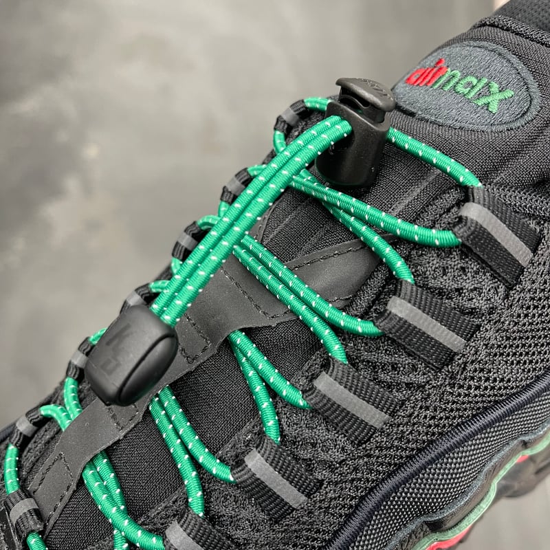 REFLECTIVE BUNGEE ROPELACE (GREEN) | KIXSIX SAT