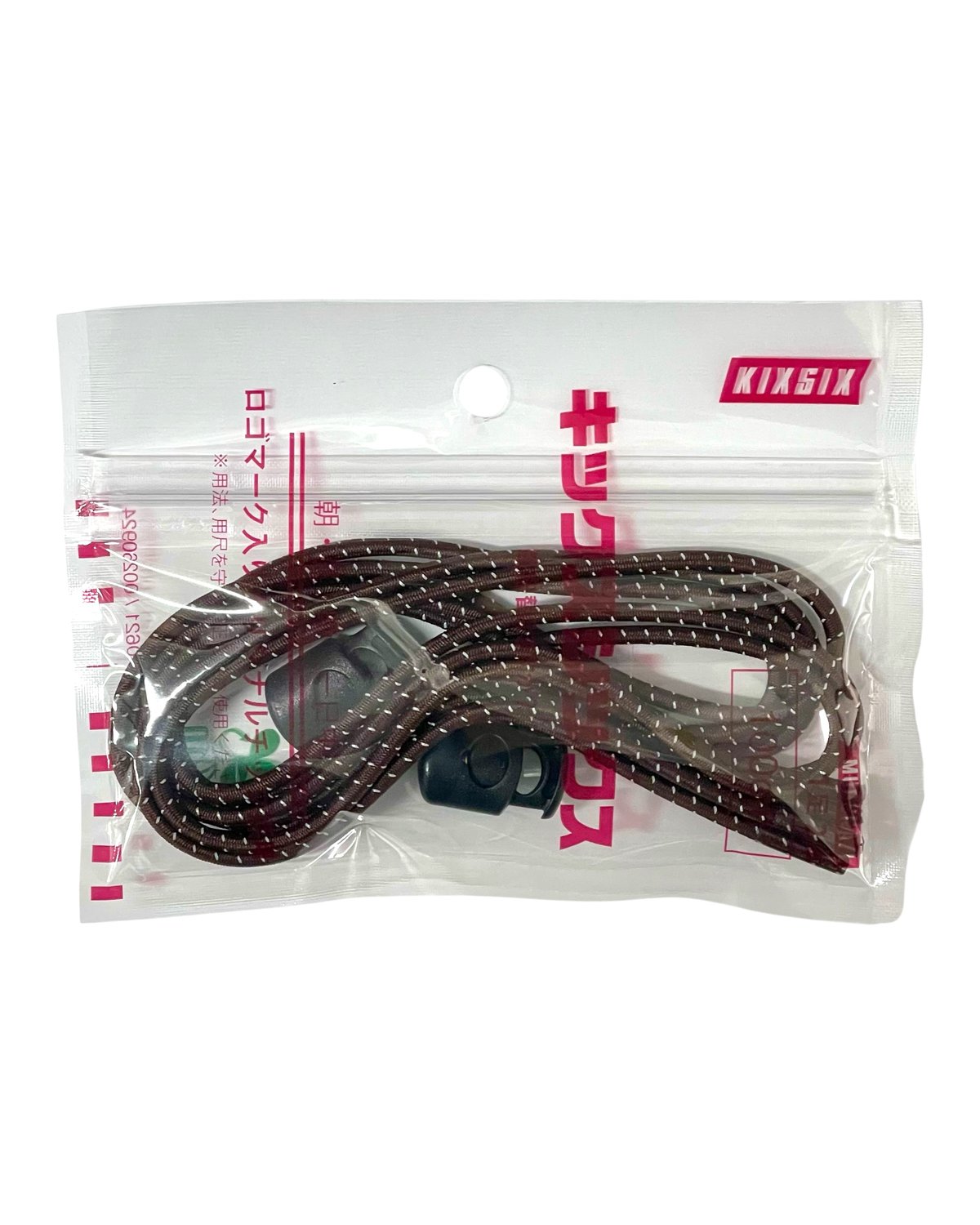 REFLECTIVE BUNGEE ROPELACE (BROWN) | KIXSIX SAT