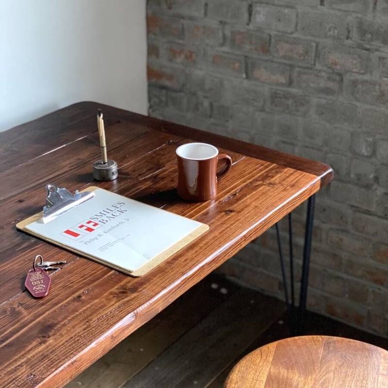 数量限定 MDT-150 ワークデスク 古材 カフェテーブル テーブル