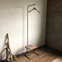 数量限定 GAS-95 アイアン キャスター付 ハンガーラック