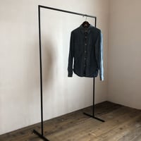 数量限定 2D-MN / 2段棚 ハンガーラック アイアン インダストリアル 古