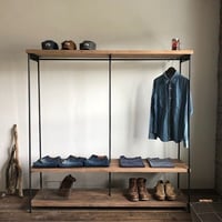 オーダー　2辺130cm以内　天井　吊り下げ　ハンガーラック　部屋干し　室内干し サイズオーダー可能 HH-130 2辺130cm以内 天井 吊り下げ