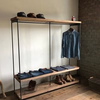 【ラスト1点】インダストリアル スラントハンガー アイアンラック シャビー 無骨 IMG_6711_700x.jpg?v=1611795266
