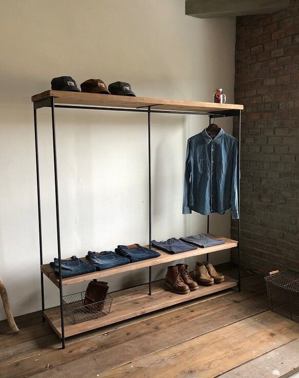 【BECK 様まとめ品②】インダストリアル アイアン T字ハンガーラック BECK 様まとめ品②】インダストリアル アイアン T字ハンガー