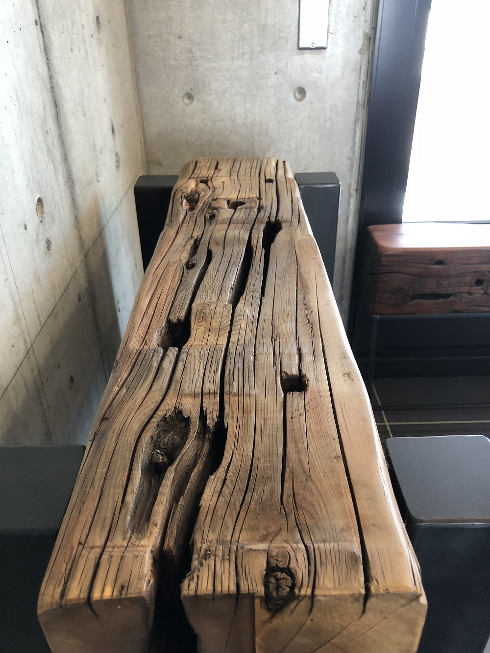 数量限定 CMN コンソールテーブル 古材 アイアン プランタースタンド