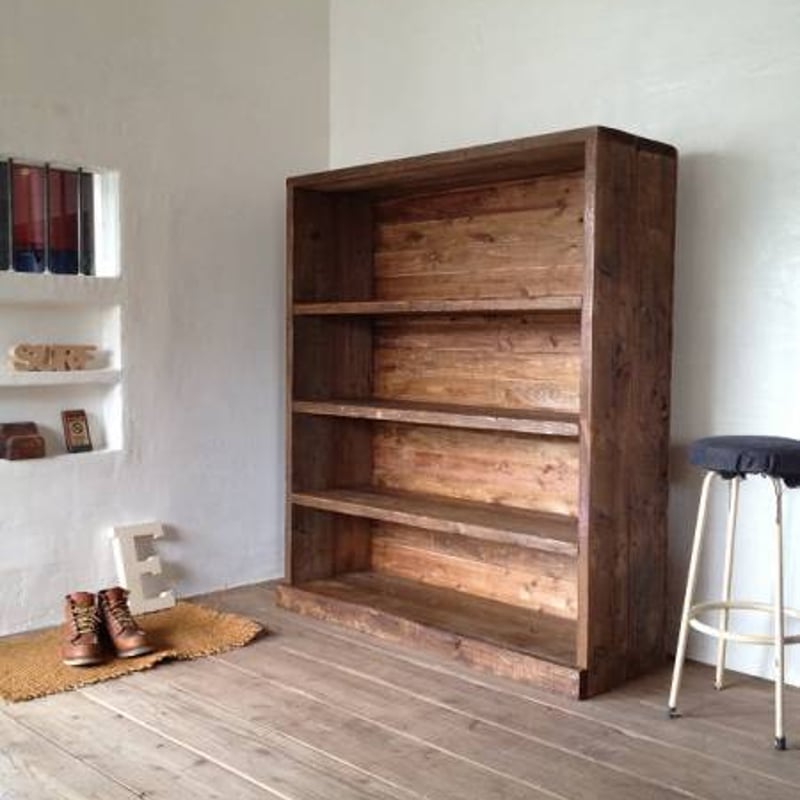 木製棚　アンティーク家具　古民家 食器棚 膳棚 水屋 収納棚 アンティーク家具 和家具 骨董 ヴィンテージ