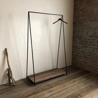 数量限定　SNNK-UNTA　ハンガーラック　アイアン　古材　インダストリアル　シンプル　アイアン家具　下台取り外し可能