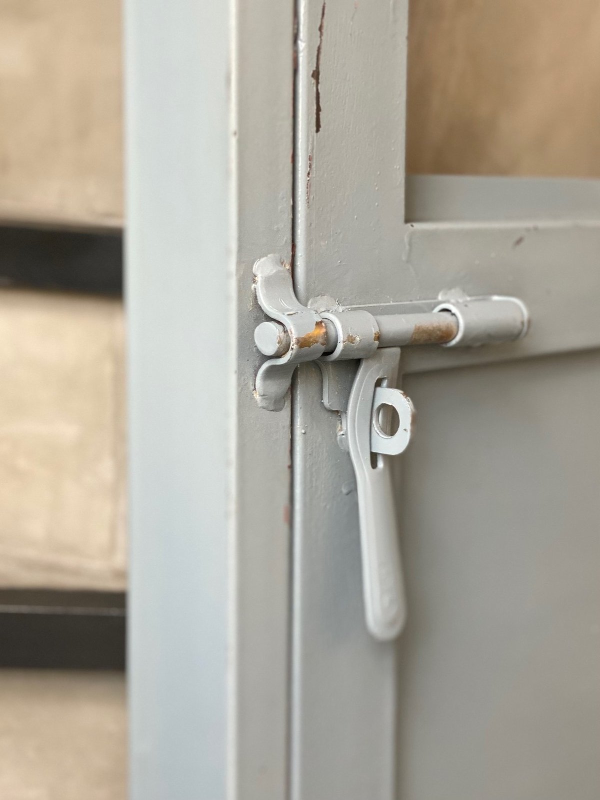 在庫確認必須※）数量限定 ID-01 アイアンドア 鉄扉 枠付