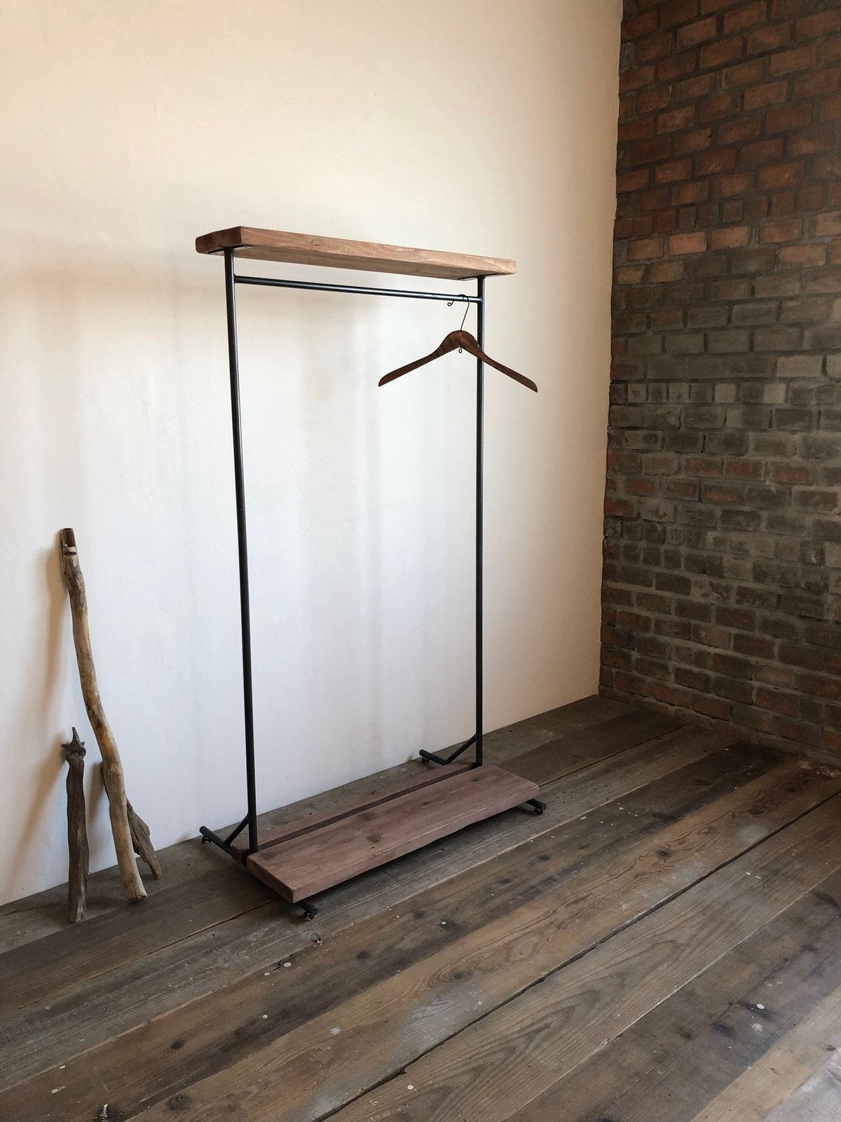 数量限定 MH3 ハンガーラック アイアン 棚板 インダストリアル