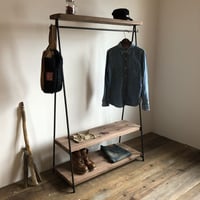 IRON HANGERRACK | ガス管 インダストリアル ハンガーラック 数量限定 GAS-95 アイアン キャスター付 ハンガーラック