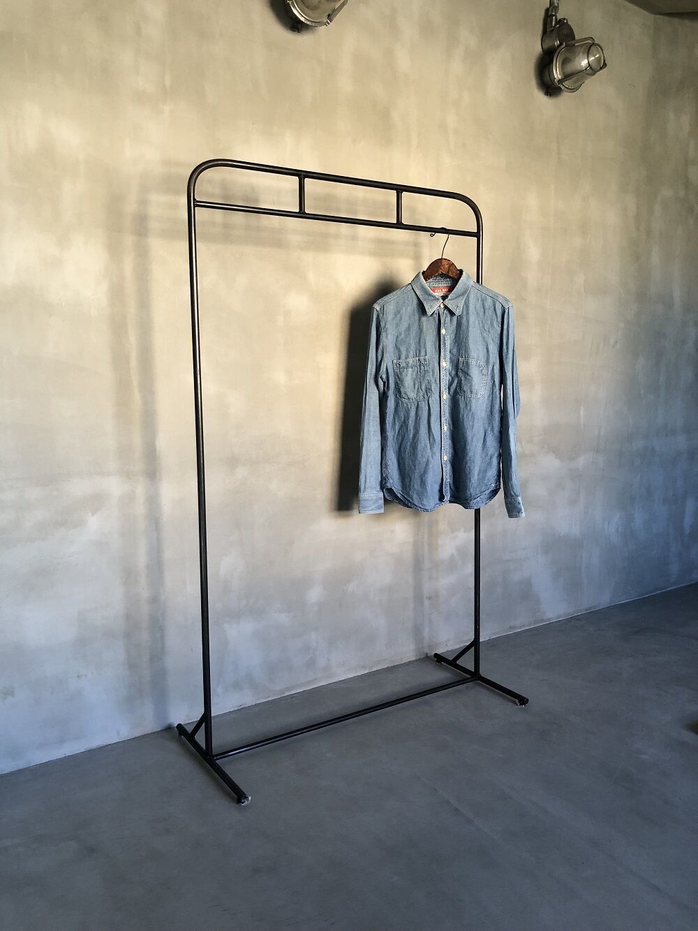 ハンガーラックコートハンガー店舗什器インテリア一点物アイアン