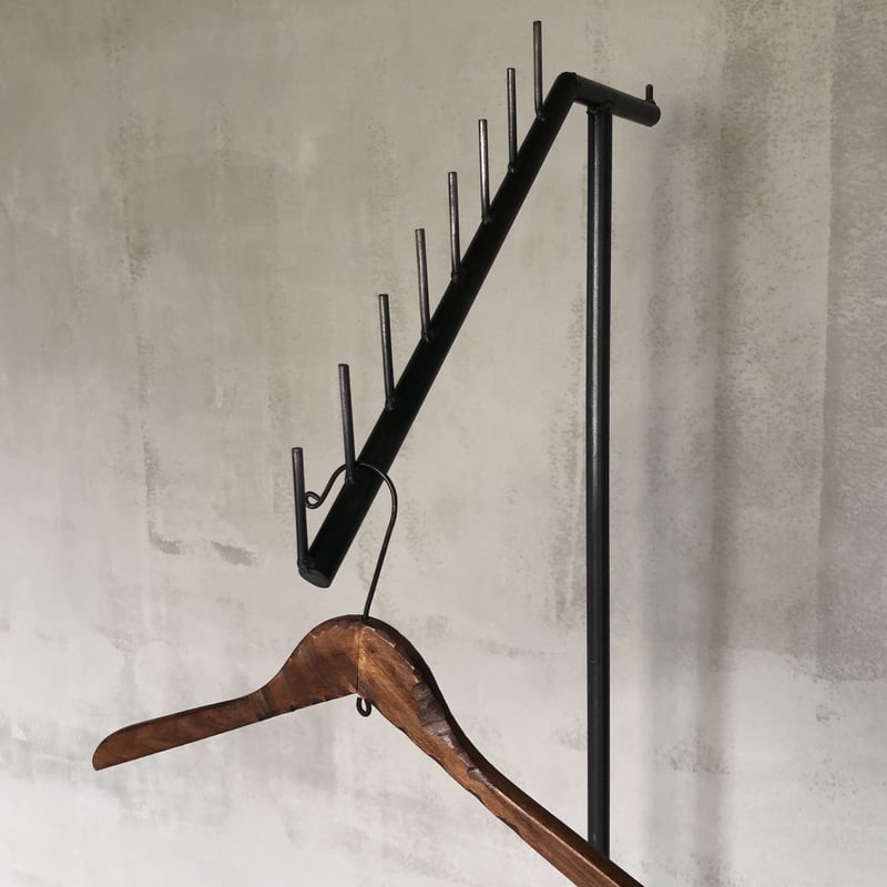 数量限定 MNMM ハンガーラック アイアン 古材 インダストリアル
