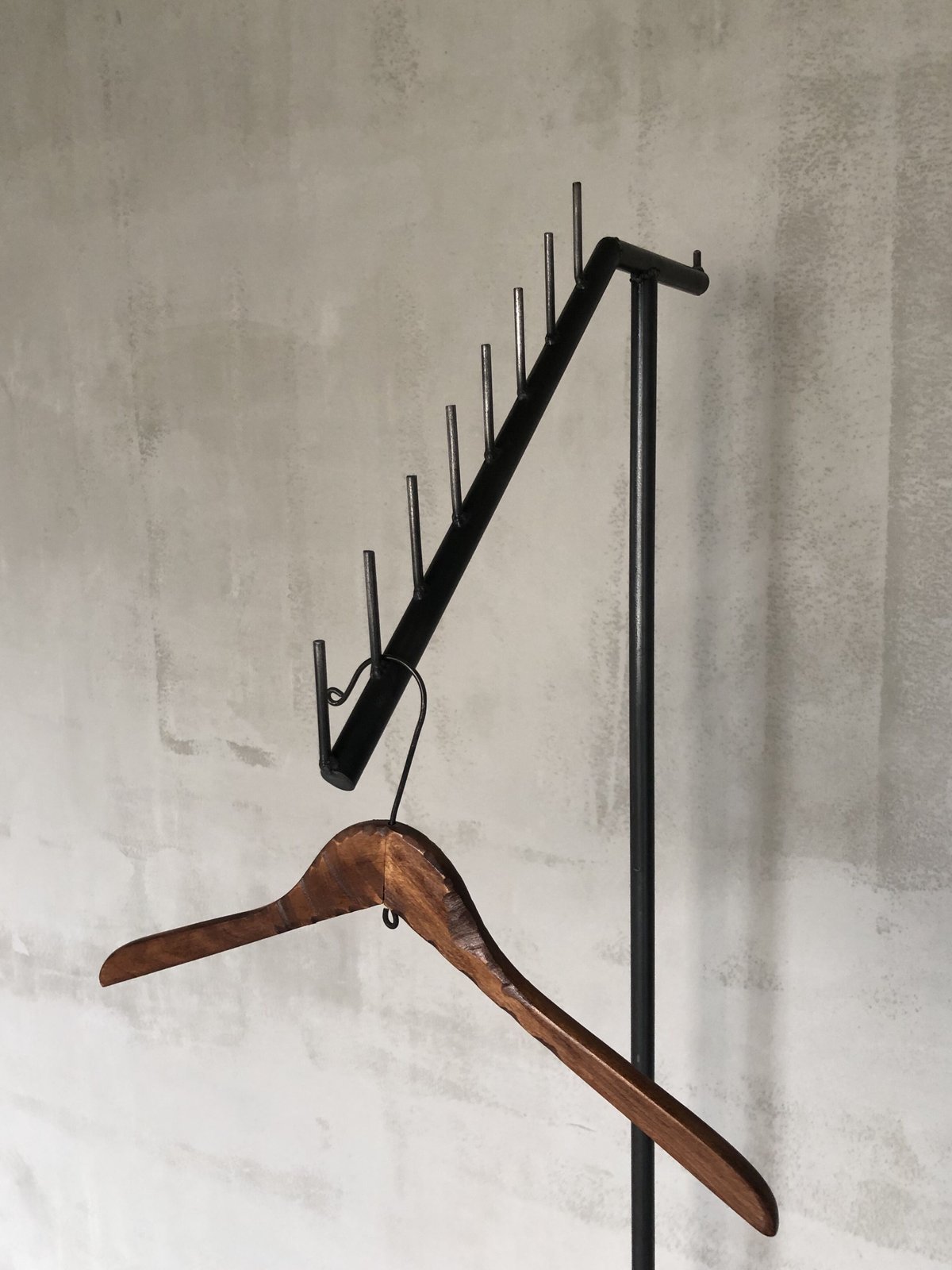 数量限定 MNMM ハンガーラック アイアン 古材 インダストリアル