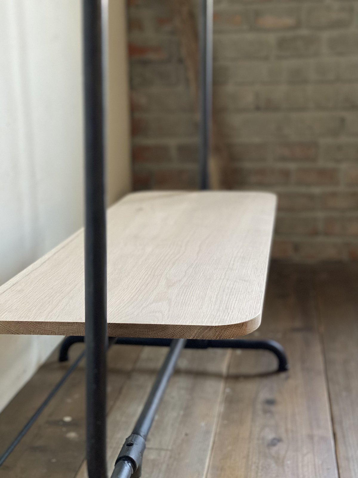 数量限定 KN-OTA 折りたたみ式 ハンガーラック ホワイトオーク