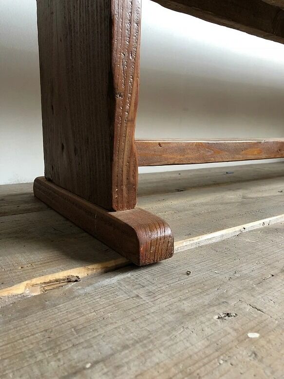 数量限定 ASB 木製 ベンチ 古材 椅子 花台 チェアー ダイニング ウッド