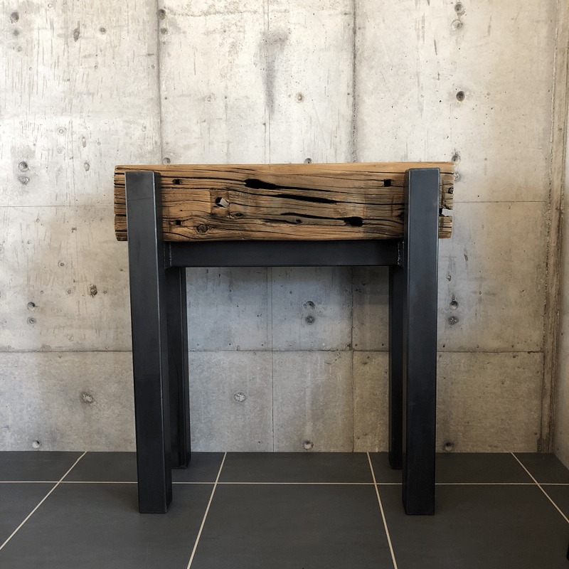 数量限定 CMN コンソールテーブル 古材 アイアン プランタースタンド