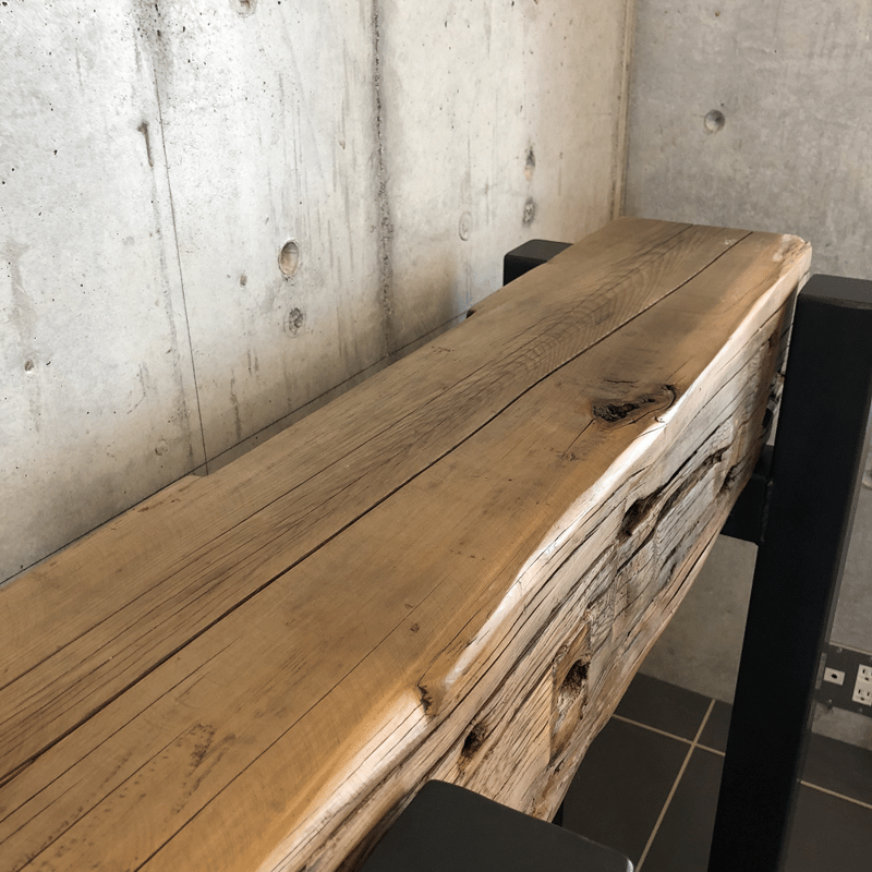 数量限定　コンソールテーブル　古材　プランタースタンド　ディスプレイテーブル 数量限定 CMN コンソールテーブル 古材 アイアン プランター