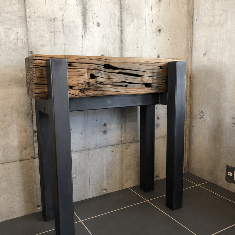 数量限定 CMN コンソールテーブル 古材 アイアン プランタースタンド