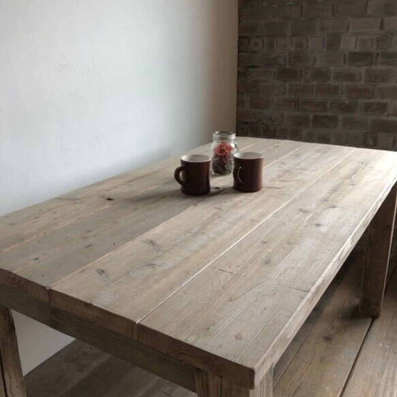 専用ヴィンテージ 無垢材 ダイニングテーブル 木製 古材 作業台カフェ アトリエ 0_af51f2eda6d5c1812f86265874dd