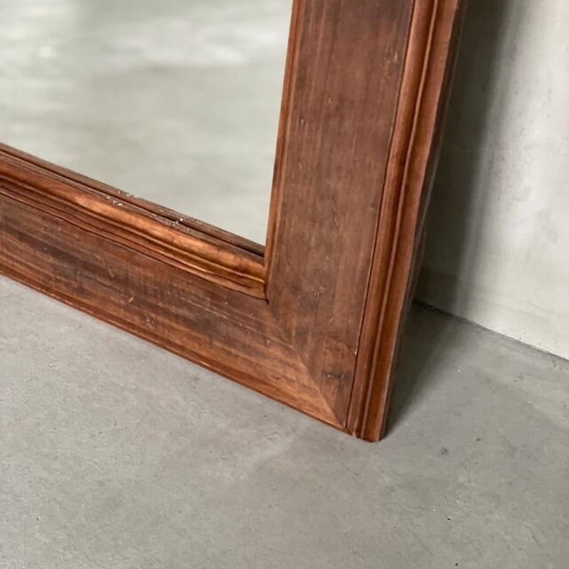 数量限定 WMW-B 古材 鏡 ミラー 木製枠 壁掛け 置き鏡 美容室