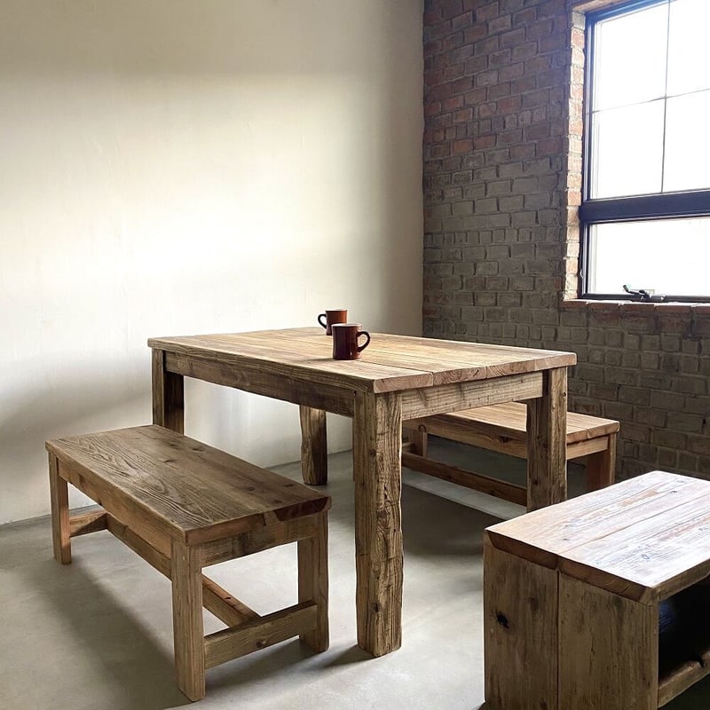 数量限定 OWT-B 古材 ベンチ ダイニングベンチ 椅子 カフェ