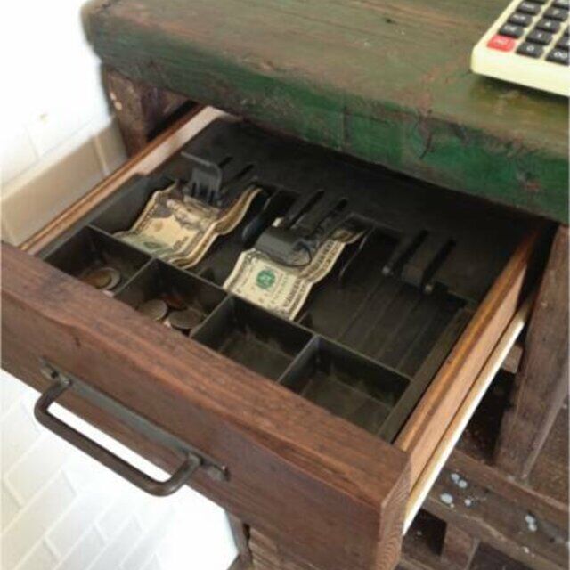 商品説明文必読貴重CCOWカウンターレジカウンター古材