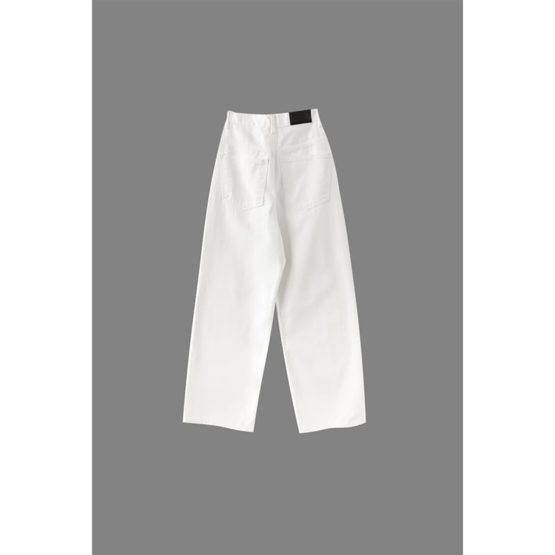 全国送料無料 Wide Loose Jeans_White | Na.e パンツ